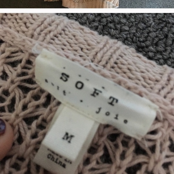 Soft Joie Maven Mesh Sweater in Beige - Picture 7 of 7